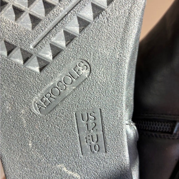 Aerosoles black leather booties size 11 - Picture 8 of 12